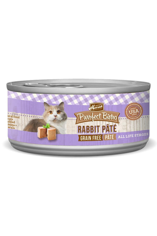 Merrick Purrfect Bistro Rabbit Pate Wet Cat Food, 5.5 oz
