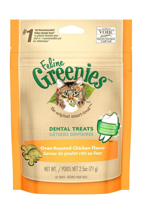 Greenies Oven Roasted Chicken Flavor Dental Cat Treats
