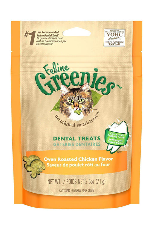 Greenies Oven Roasted Chicken Flavor Dental Cat Treats