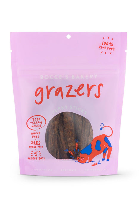 Bocce Grazers Beef Jerky Dog Treats