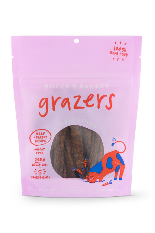 Bocce Grazers Beef Jerky Dog Treats