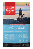 Orijen Six Fish Dry Dog Food Front of Bag