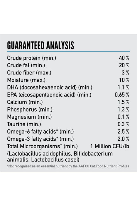 Orijen Six Fish Dry Cat Food Guaranteed Analysis