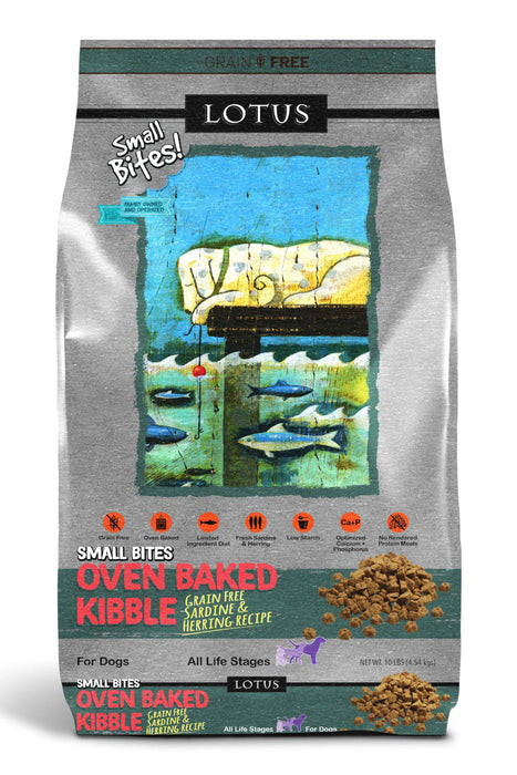Lotus Fish Sardine And Herring Small Bites Dry Dog Food