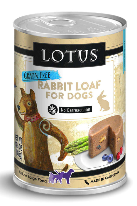 Lotus Rabbit Loaf Wet Dog Food