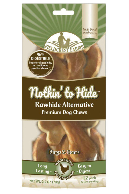 Nothin to Hide Chicken Ring and Bone 12 Pack Bag