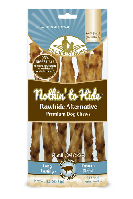 Nothin' to Hide Beef Twist Stix Dog Chews