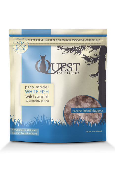 Steve's Quest Whitefish Nuggets Freeze-Dried Cat Food