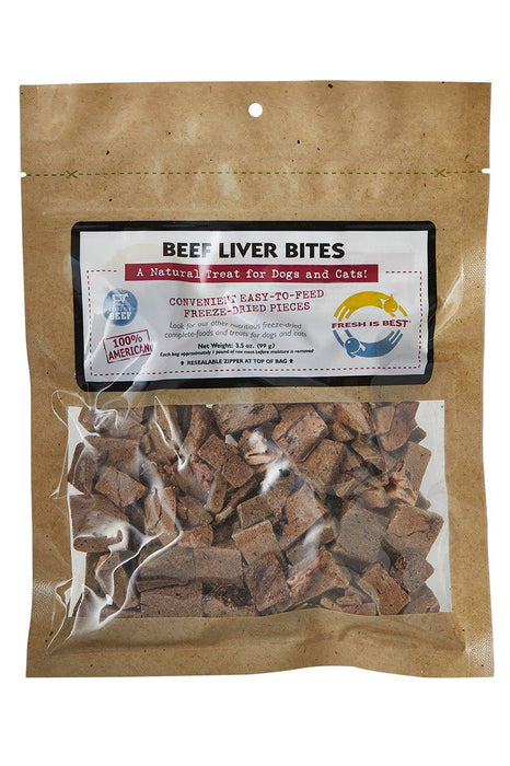 Fresh is Best Beef Liver Bites Pet Treats