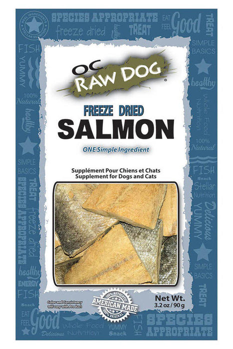 OC Raw Dog Freeze Dried Salmon Dog Treats