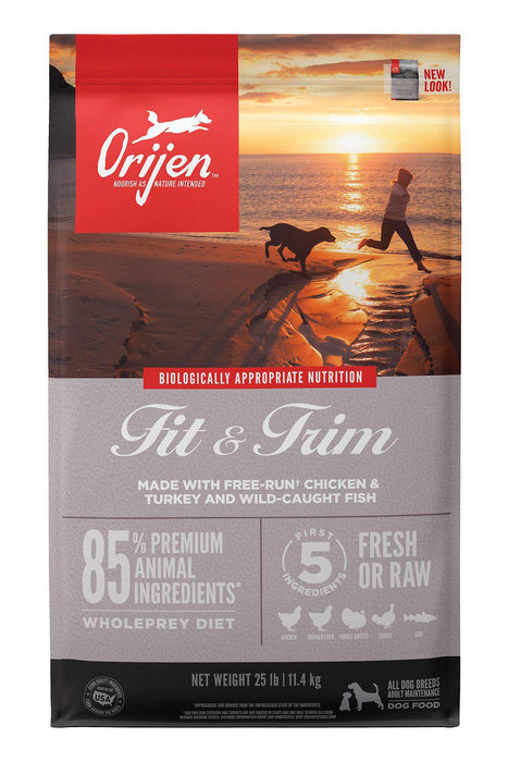 Orijen Fit and Trim Dry Dog Food Front of Bag