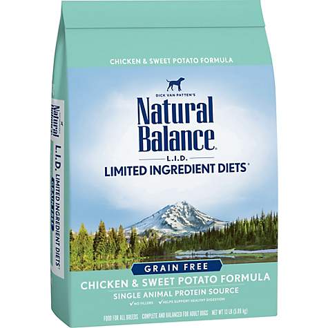 Natural Balance Limited Ingredient Diet Chicken & Sweet Potato Dry Adult Dog Food, 26 lb