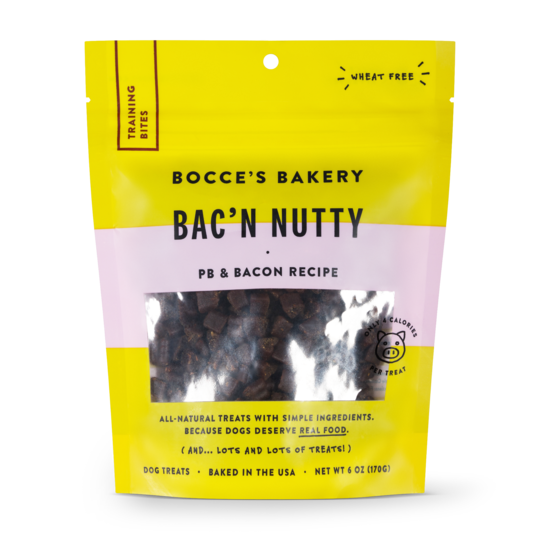 Bocce's Everyday Training Bac'n Nutty Dog Treats