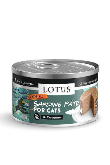 Lotus Sardine Pate Wet Cat Food, 2.75 oz