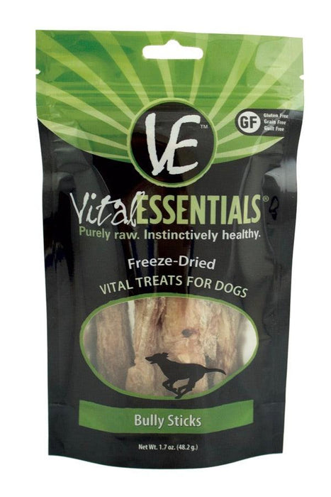 Vital Essentials Bully Sticks Freeze Dried Dog Treats, 5 Count