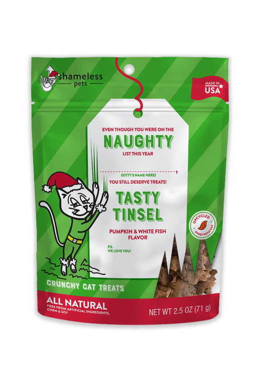 Shameless Naughty List Tasty Tinsel Crunchy Cat Treats