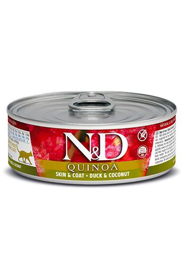 Farmina N&D Skin & Coat Quinoa & Duck Wet Cat Food