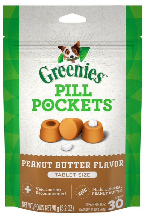 Greenies Pill Pockets Peanut Butter Flavor for Dogs