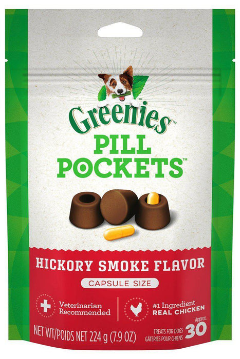 Greenies Pill Pockets Hickory Smoke Flavor Capsules for Dogs