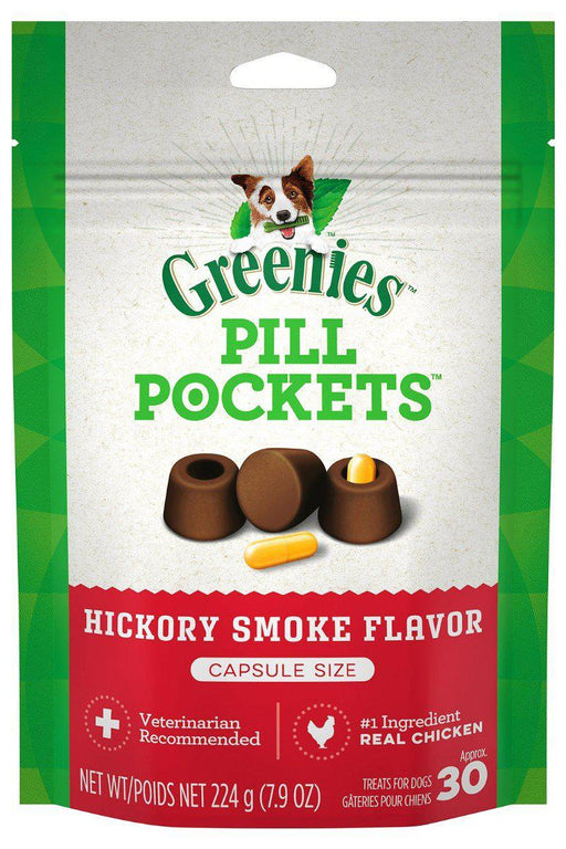 Greenies Pill Pockets Hickory Smoke Flavor Capsules for Dogs