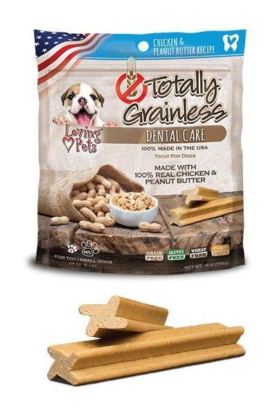 Loving Pets Peanut Butter & Chicken Dog Dental Chews