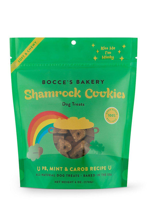 Bocce's Shamrock Cookies Soft and Chewy Dog Treats