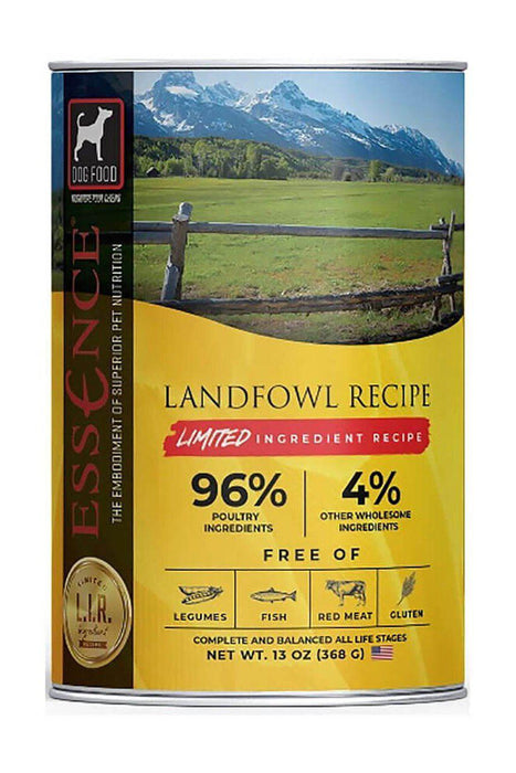 Essence Limited Ingredient Recipe Landfowl Wet Dog Food