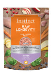 Instinct Longevity Chicken Bites Raw Kitten Food Front