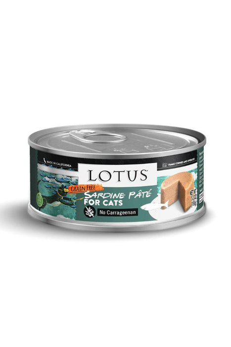 Lotus Sardine Pate Wet Cat Food, 5.3 oz