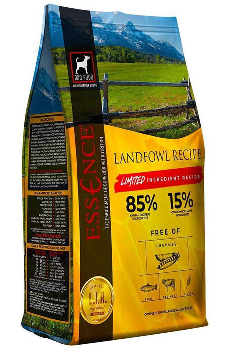 Essence Limited Ingredient Recipe Landfowl Dry Dog Food