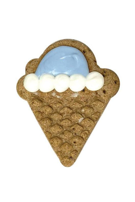 Bosco & Roxys BARK-day  Mini Ice Cream Cone Dog Treat Blue