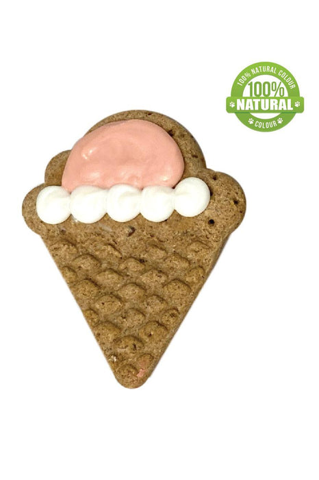 Bosco & Roxys BARK-day  Mini Ice Cream Cone Dog Treat Pink