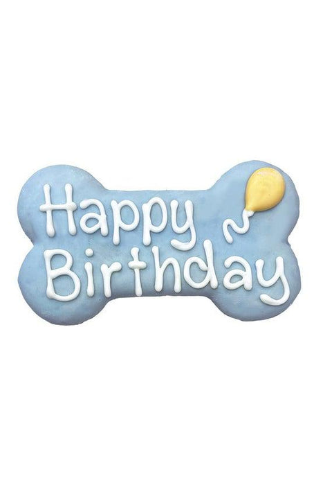 Bosco & Roxys BARK-day  Blue Bone 6 in Dog Treat