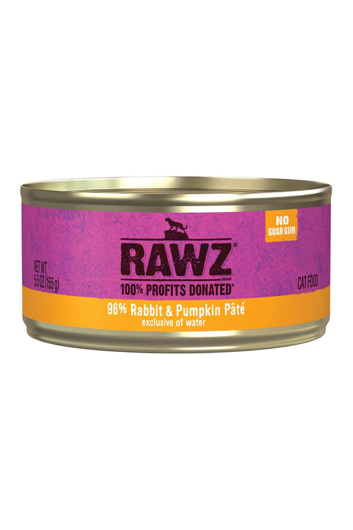 Rawz Rabbit & Pumpkin Pate Canned Cat Food
