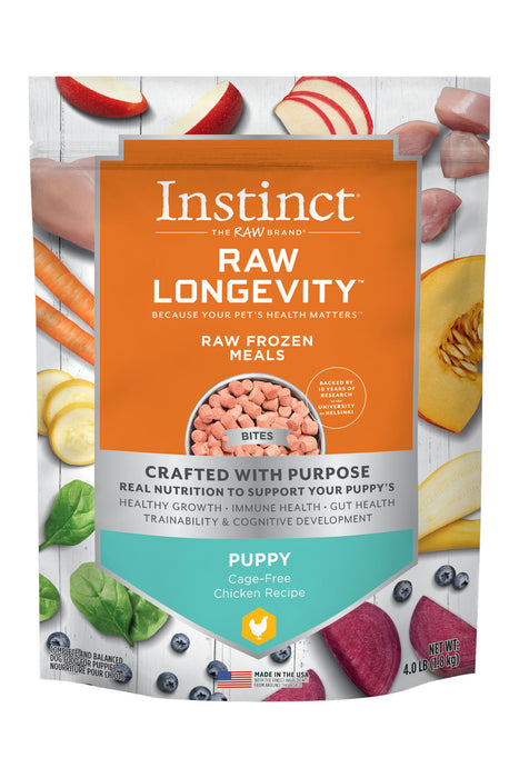 Instinct Longevity Chicken Bites Raw Puppy Food