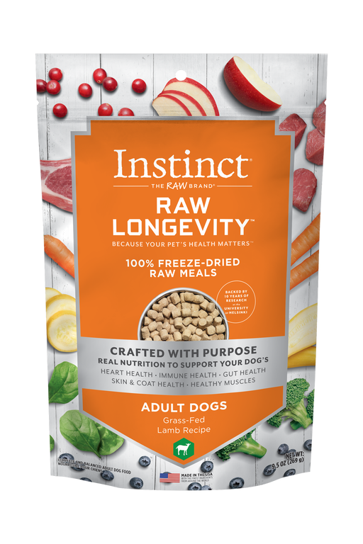 Instinct Longevity Lamb Bites Freeze Dried Dog Food