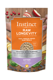 Instinct Longevity Kitten Chicken Bites Freeze Dried Cat Food