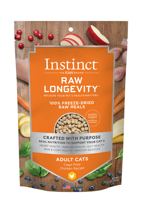 Instinct Longevity Chicken Bites Freeze Dried Cat Food