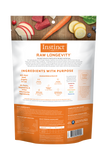 Instinct Longevity Beef & Cod Bites Freeze Dried Cat Food back of bag