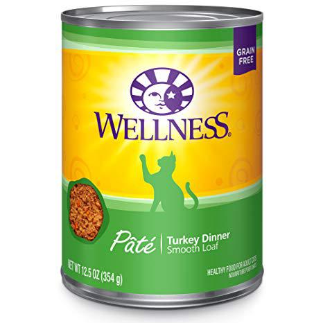 Wellness Turkey Canned Cat Food, 12 oz