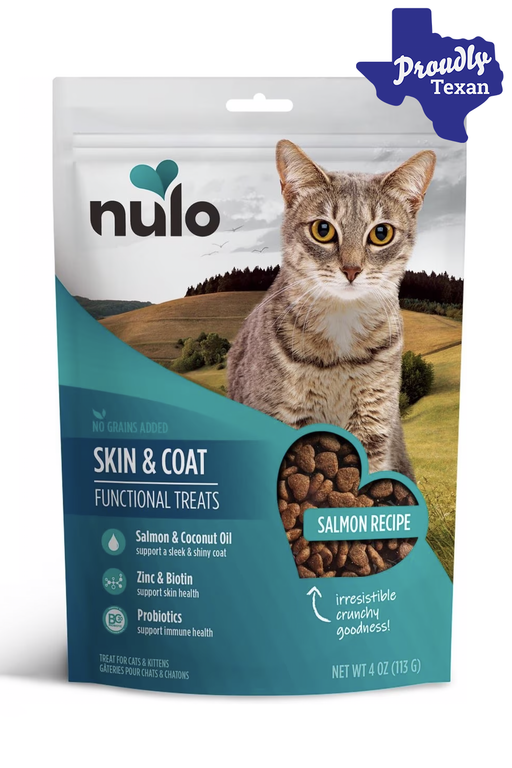 Nulo Salmon Skin & Coat Crunchy Cat Treat