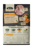 Acana Regionals Meadowland Dry Dog Food Back of Bag