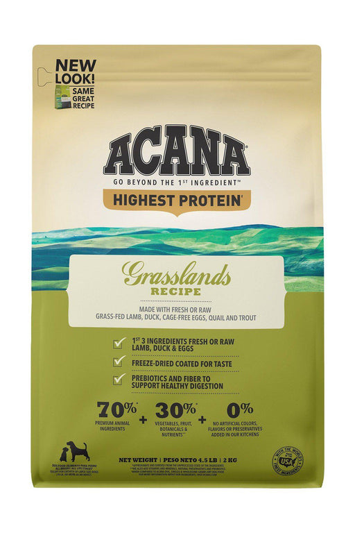 Acana Regionals Grasslands Dry Dog Food Front of Bag