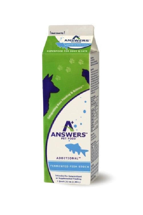 Answers Fermented Fish Stock, 32 Oz
