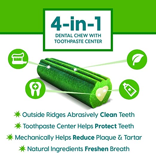 Ark Naturals Brushless Toothpaste Dog Dental Chew Value Pack