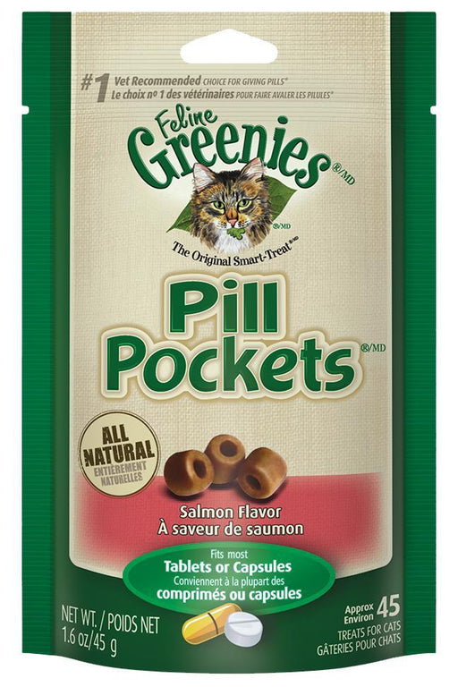 Greenies Pill Pockets Salmon Flavor for Cats
