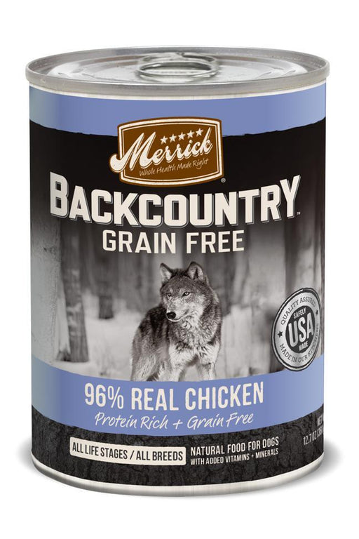 Merrick Backcountry 96% Real Chicken Recipe Wet Dog Food