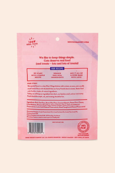 Bocce's Bakery Mooo Beef Cheddar Soft and Chewy Cat Treats