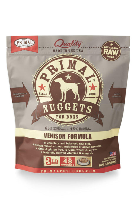 Primal Venison Frozen Raw Dog Food