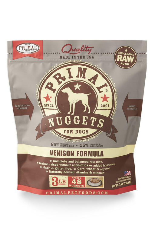 Primal Venison Frozen Raw Dog Food